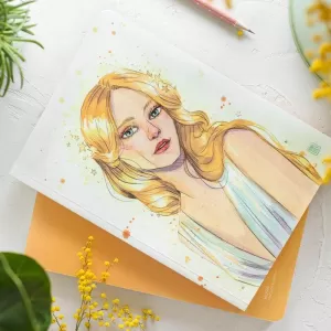 CUADERNO A5 LISO ESTHER GILI HOSHI ILUSTRADO