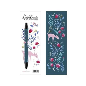 BOLIGRAFO LADY DESIDIA BOTANICAL BY CUQUILAND