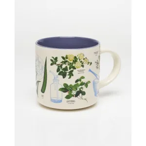 TAZA CERAMICA BOTANICA FARMACIA 430 ML