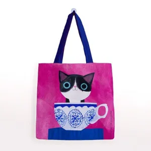 BOLSA ALGODON PLANET CAT PEQUEÑA TAZA DE TÉ