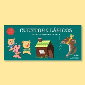 CUENTOS CLÁSICOS JUEGO DE MEMORIA DE TRES DE MTM