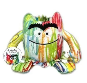 MONSTRUO DE COLORES PELUCHE MULTICOLOR (15 CM)