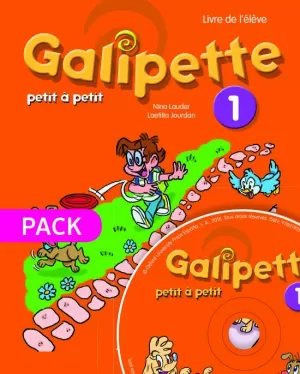 GALIPETTE PETIT À PETIT 1. PACK LIVRE DE L'ÉLÈVE + CD