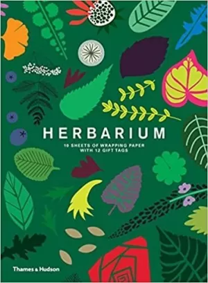 HERBARIUM GIFT WRAP: 10 SHEETS OF WRAPPING PAPER WITH 12 GIFT TAGS