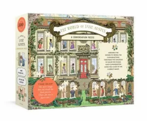 THE WORLD OF JANE AUSTEN: A JIGSAW PUZZLE WITH 60 CHARACTERS AND GREAT HOUSES TO FIND