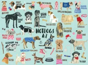 HOT DOGS A-Z 1000 PIECE PUZZLE
