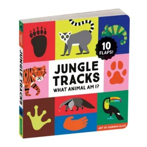 JUNGLE TRACKS LIFT-THE-FLAP BOARD BOOK