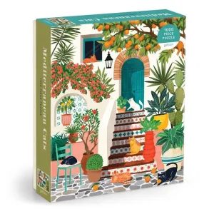MEDITERRANEAN CATS 1000 PIECE PUZZLE