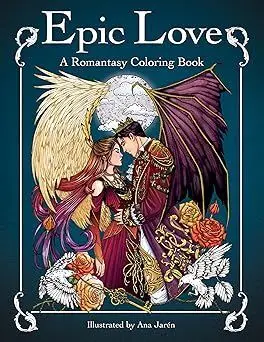 EPIC LOVE: A ROMANTASY COLORING BOOK (ROMANTASY COLORING BOOKS)