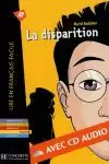 DISPARITION, LA (+ CD) NIVEAUX 2