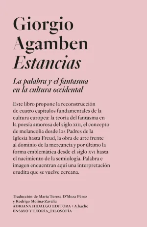 ESTANCIAS: LA PALABRA Y EL FANTASMA EN LA CULTURA OCCIDENTAL
