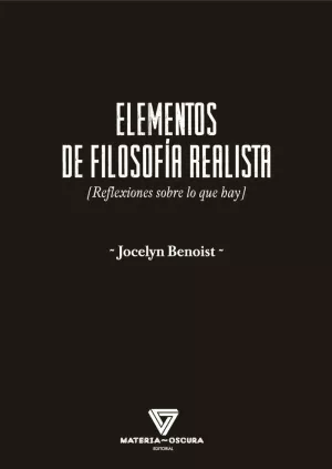 ELEMENTOS DE FILOSOFÍA REALISTA