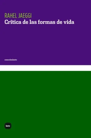 CRÍTICA DE LAS FORMAS DE VIDA