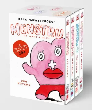 PACK MENSTRUOSO: MENSTRU, TU AMIGA FIEL, VOL.DEL 1 AL 4