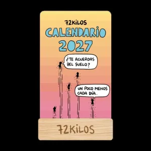 CALENDARIO MESA DE TARJETAS 2027 - 72 KILOS