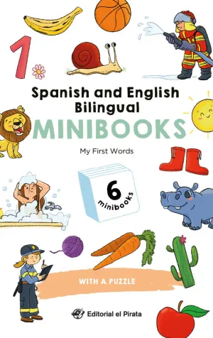 SPANISH AND ENGLISH BILINGUAL MINIBOOKS - MY FIRST WORDS