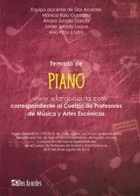 TEMARIO DE PIANO