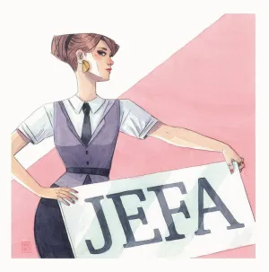 LÁMINA PRINT JEFA DE ESTHER GILI 30 CM.