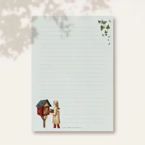 BLOC DE PAPEL PARA CARTAS CASITA DE CARI ILLUSTRATION