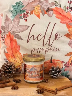 VELA OTOÑO EN LA CABAÑA DE COURT OF FLAMES DE 340 GRAMOS