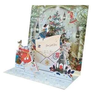 TARJETA FELICITACION GREETING CARD 3D POP-UP CARTA NAVIDAD