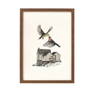 LÁMINA PRINT BIRDS DE LAURA AGUSTÍ EN A4