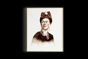 LÁMINA PRINT KHALO DE JUDIT MIAU A4