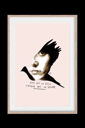 LÁMINA PRINT A4 OJOS X JUDIT MIAU BY VORAZ