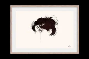 LÁMINA PRINT A4 ARTE X JUDIT MIAU BY VORAZ