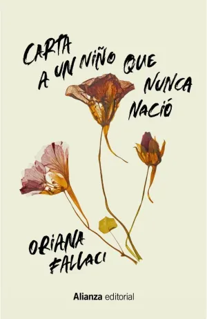 CARTA A UN NIÑO QUE NUNCA NACIÓ