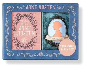 JANE AUSTEN TINY BOOK AND PIN SET